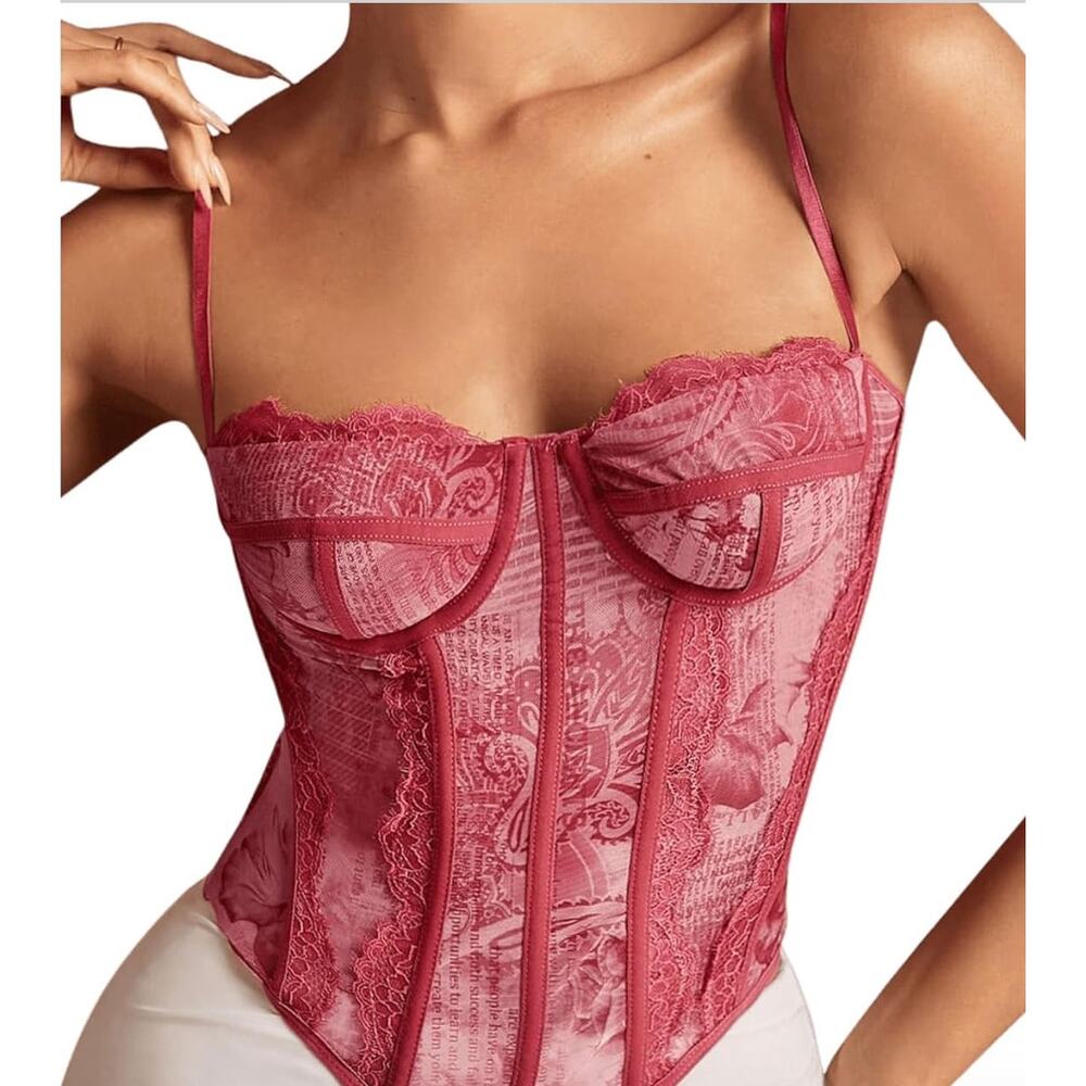 Lace Bustier corset size L